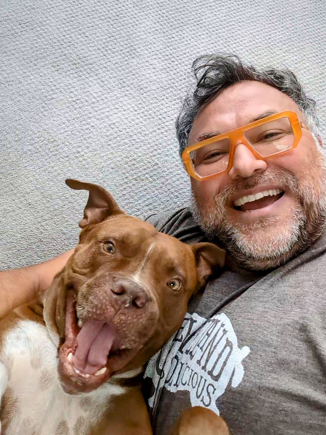 Albert with Squish, also known as Apolo